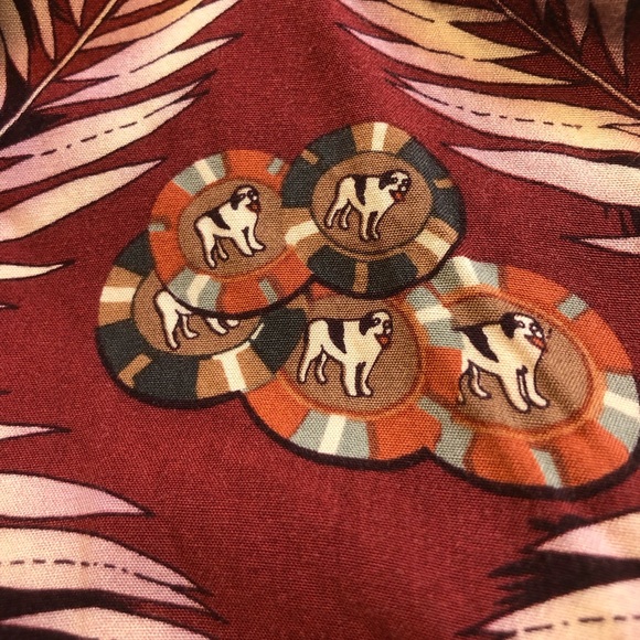 Vintage Big Dogs Hawaiian Shirt Big Dogs Play to Win Poker Hand Men’s XL - Picture 10 of 13